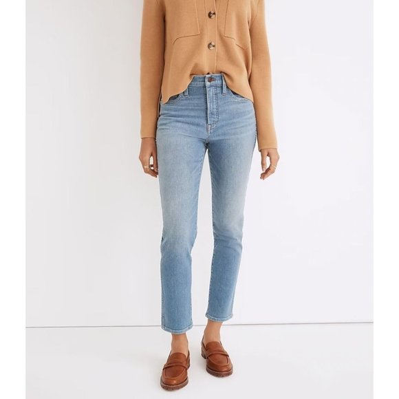 Madewell Denim - Madewell Petite Stovepipe Jeans in Euclid Wash Sz 29P NE064
